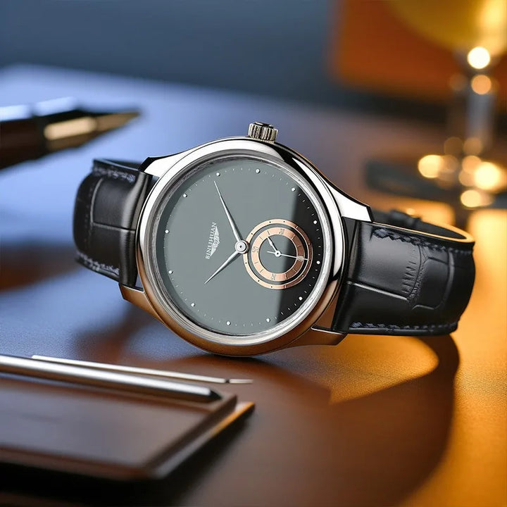 Orvane Leather Strap Watch