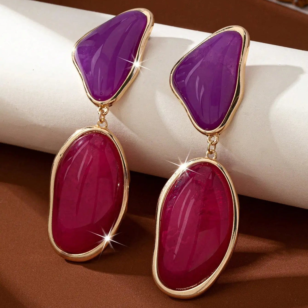 Elara Gem Drop Earrings