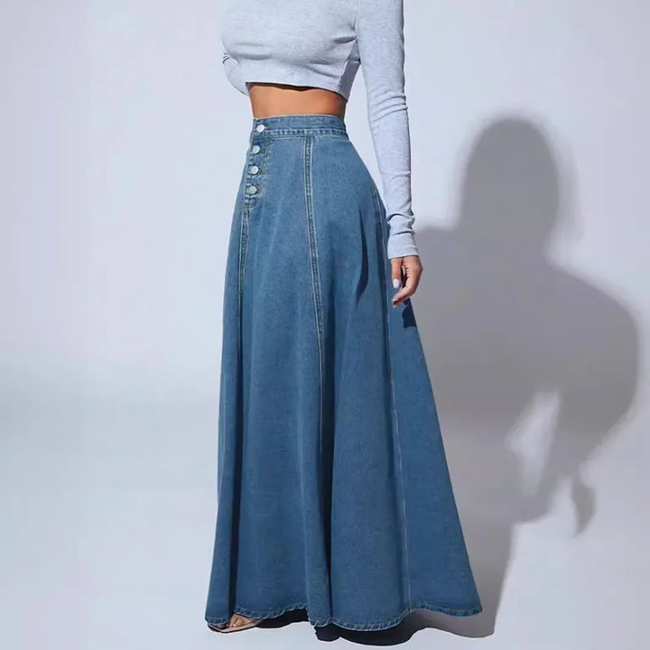 Silva Denim Long Skirt
