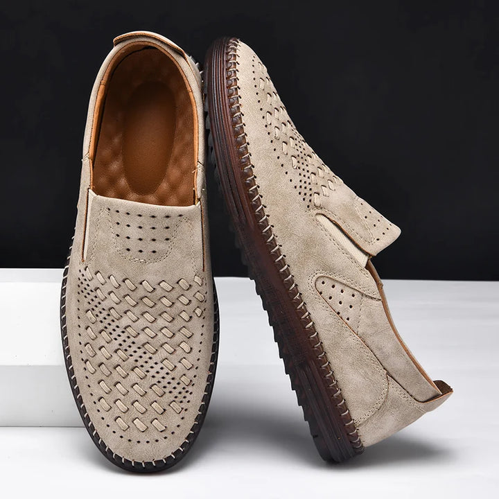 Levan Cowhide Slip-ons