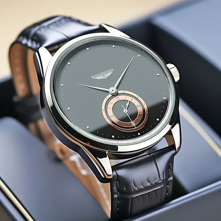 Orvane Leather Strap Watch