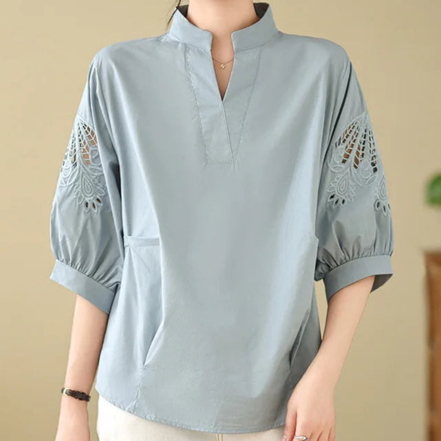 Maia French Floral Top