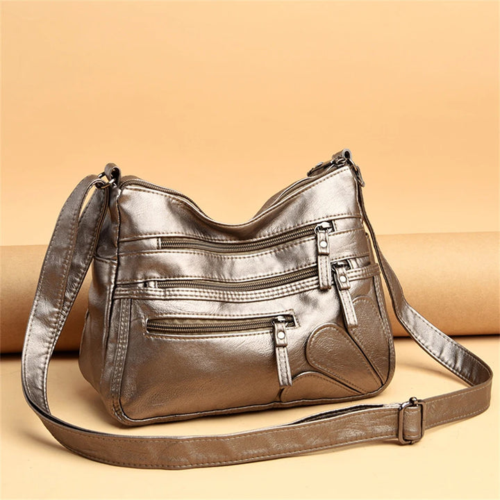 Carmela Multi-Pocket Shoulder Bag