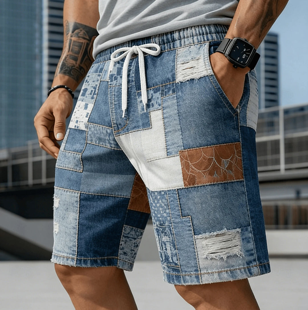 Bennett Patchwork Shorts