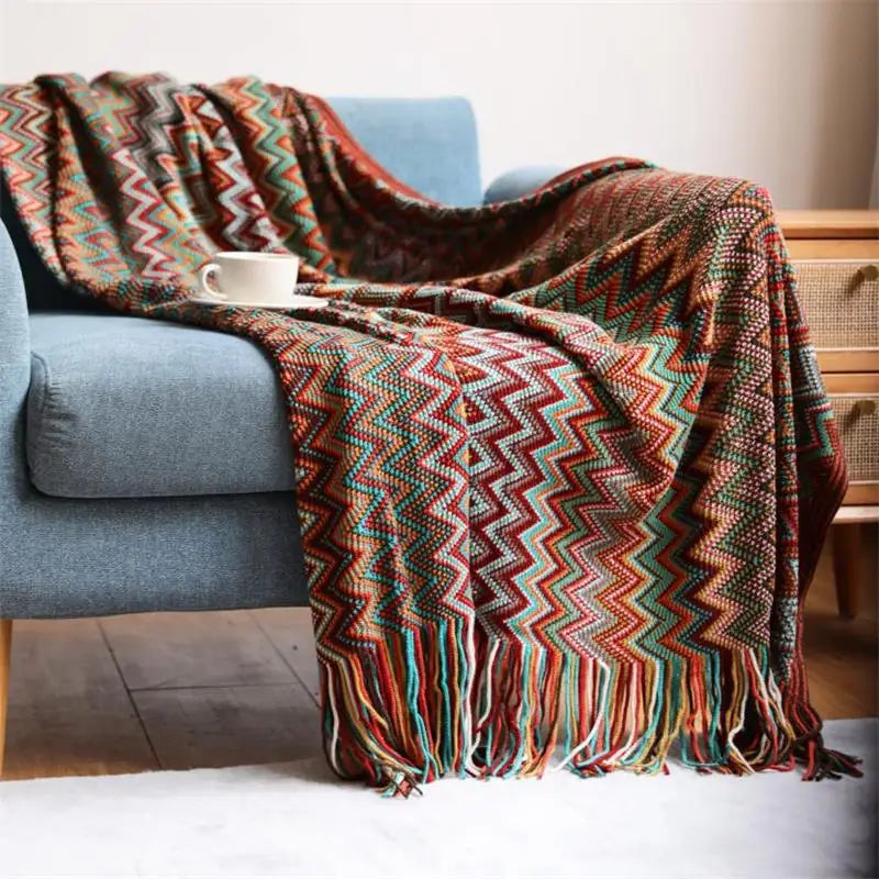 Boho Stripe Blanket