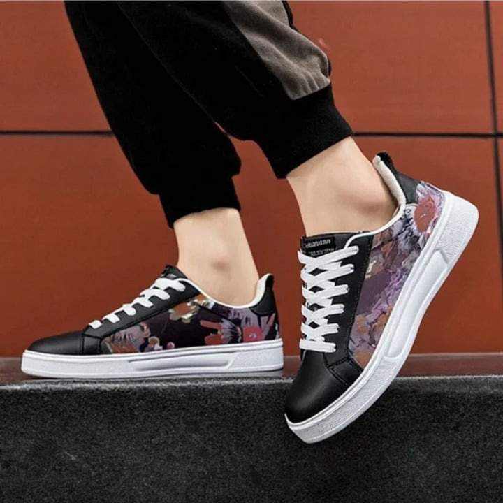 Renoir Patch Canvas Sneakers