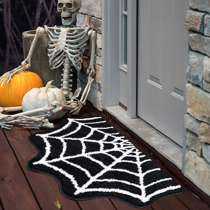 Halloween SpiderWeb Floor Mat