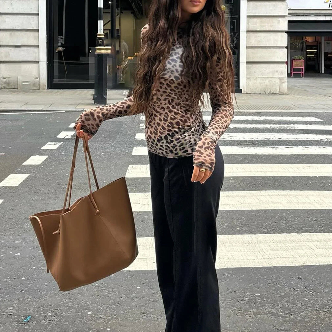Liana Sheer Mesh Top