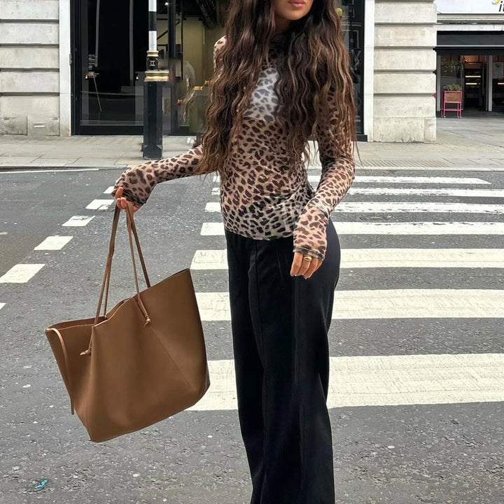 Liana Sheer Mesh Top