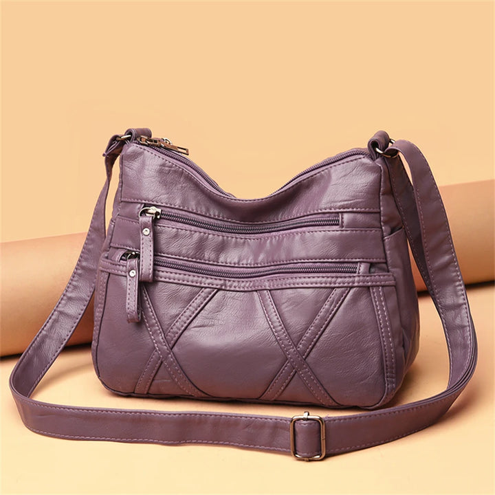 Carmela Multi-Pocket Shoulder Bag
