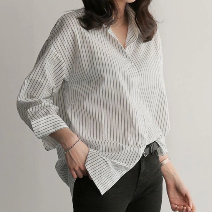 Elsie Drop Stripe Shirt