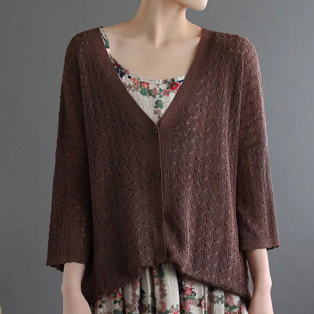Maelle Lace Knit Sweater