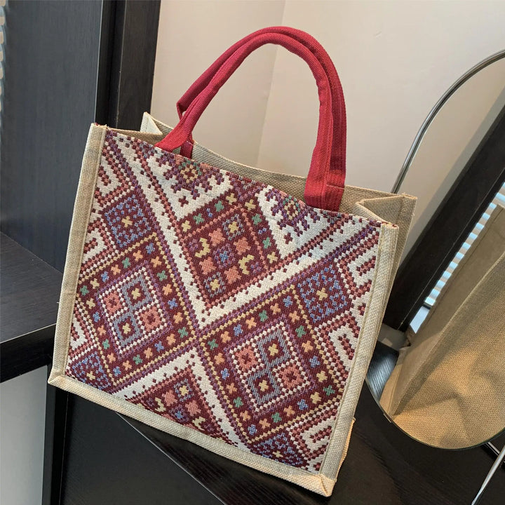 Bianca Patterned Tote Bag