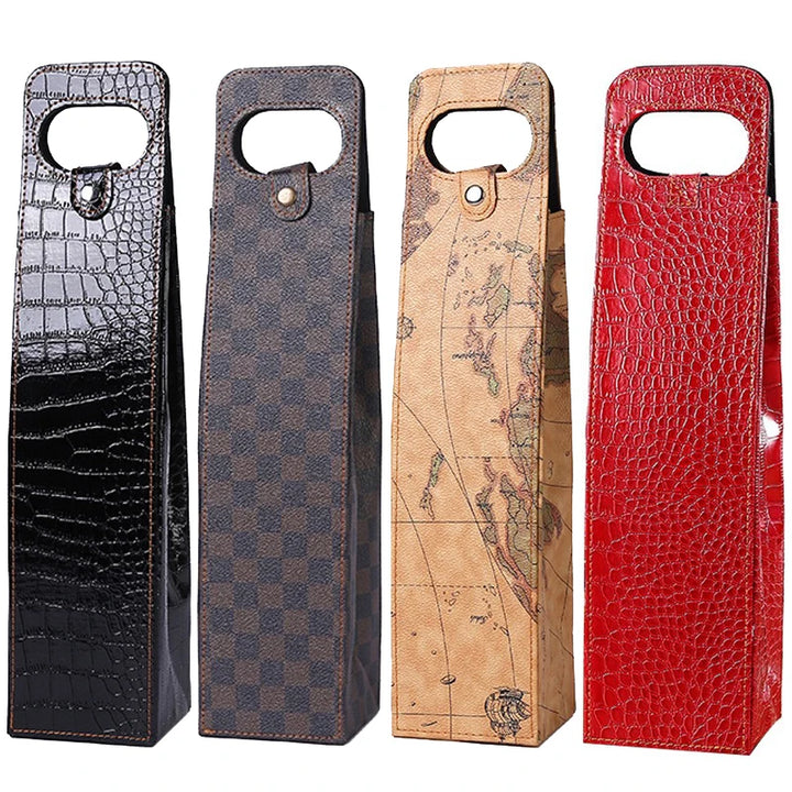 Savino Leather Bottle Carrier