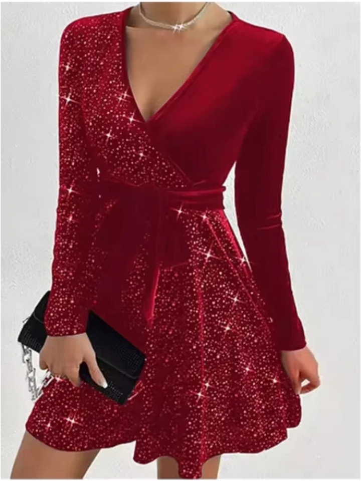 Amaya Sequin Flow Dress