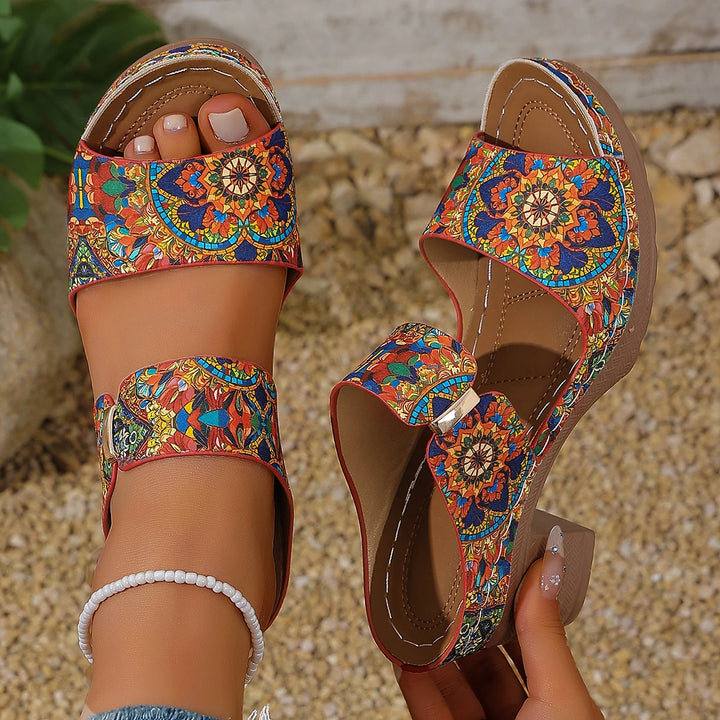 Alessia Floral Comfort Sandals