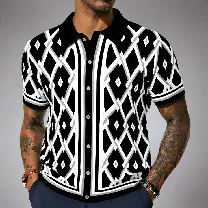 Dante RetroGrid Polo Shirt