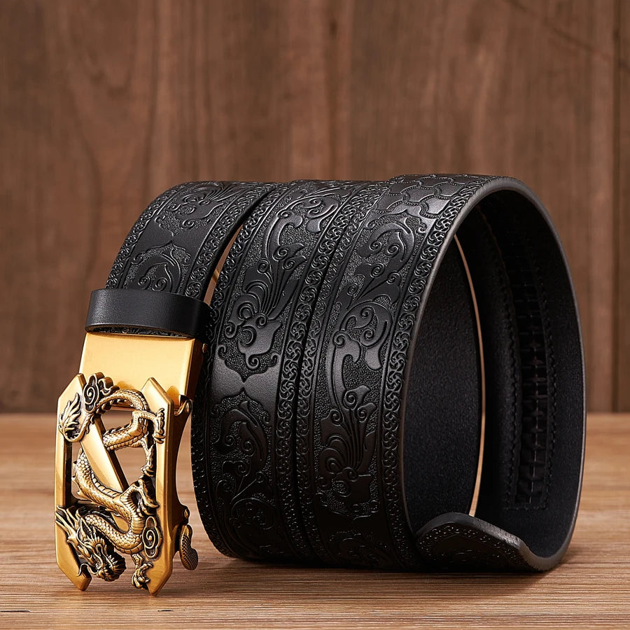 Weston Dragon Buckle Belt