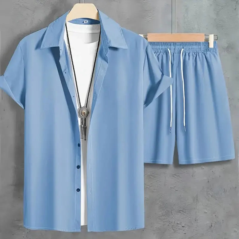 Lachlan Cotton Shorts Set