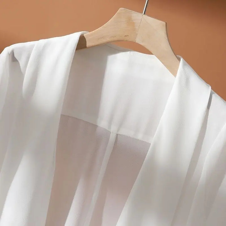 Elise Chiffon Layer Blazer