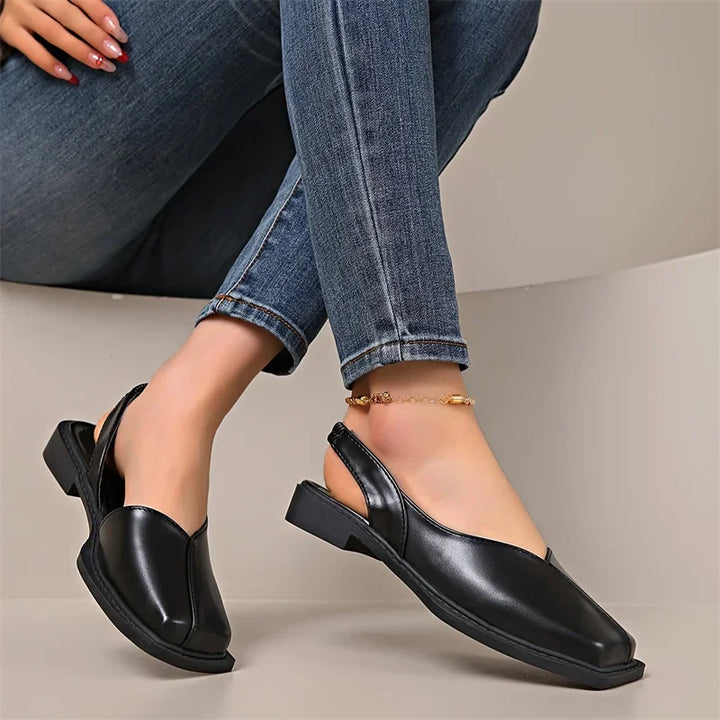 Mara Square-Toe Flats