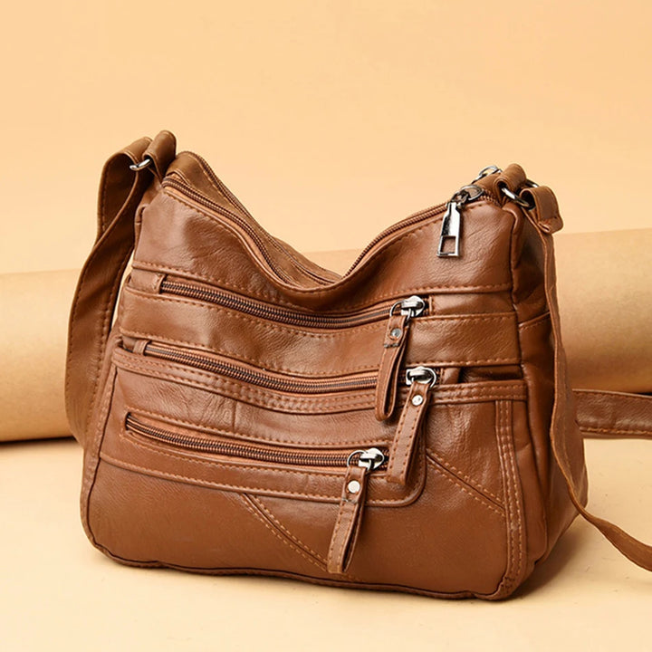 Carmela Multi-Pocket Shoulder Bag