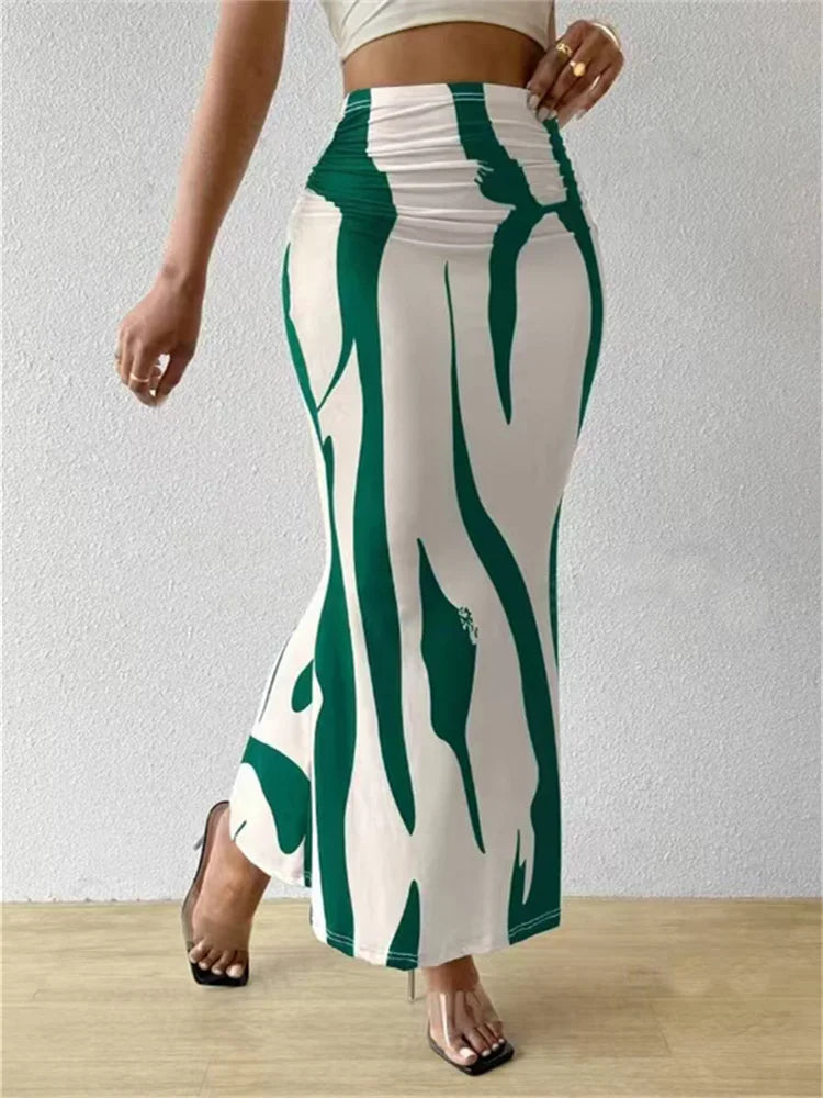 Marixa High-Waist Maxi Skirt
