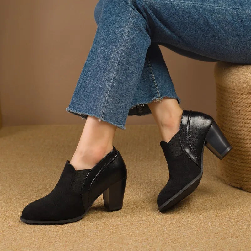 Raina Block-Heel Shoes