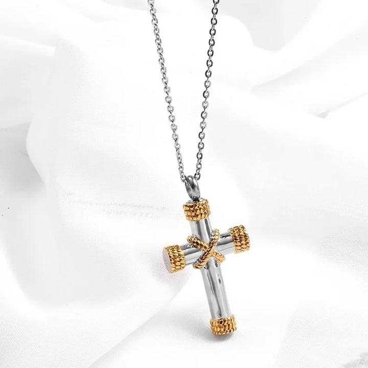 James Carved Crucifix Chain