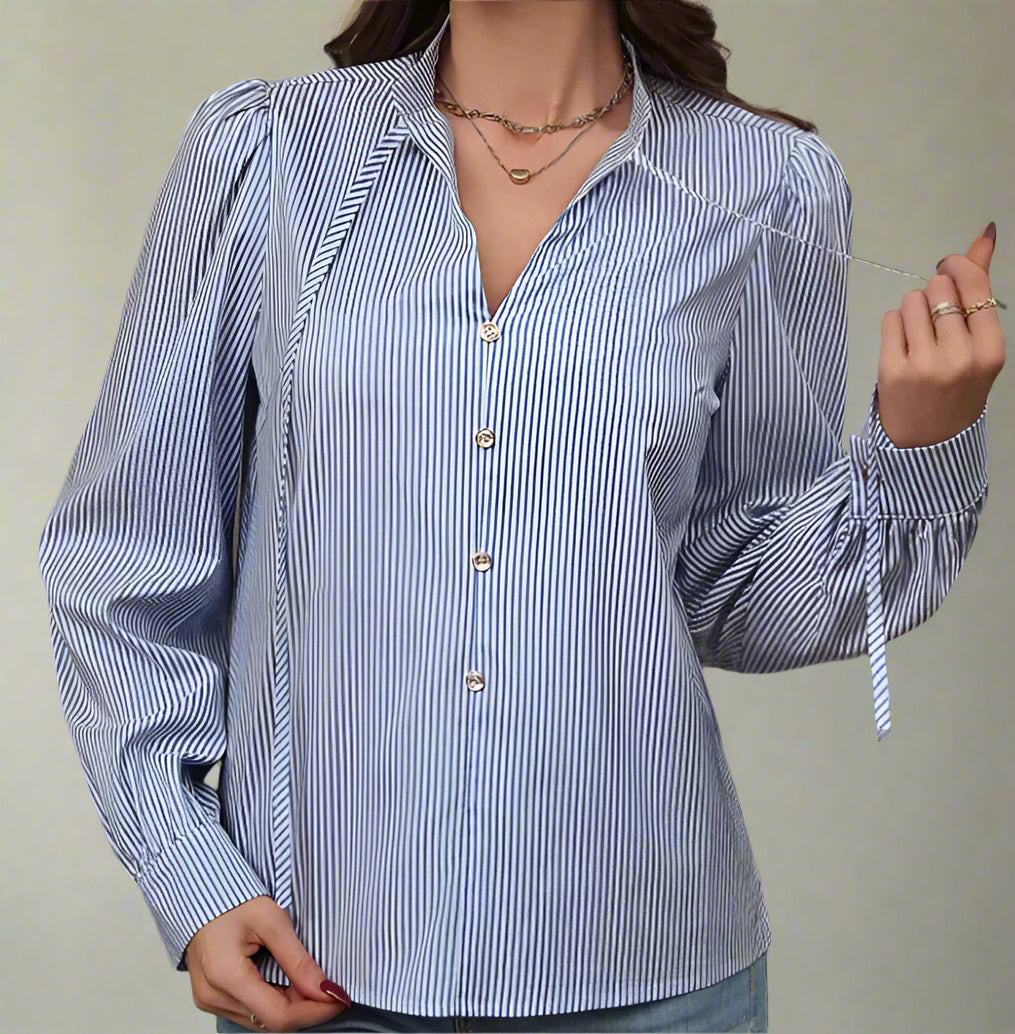 Rhea Stripe Blouse