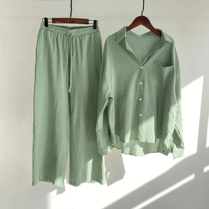 Zarelle linen Dress Set