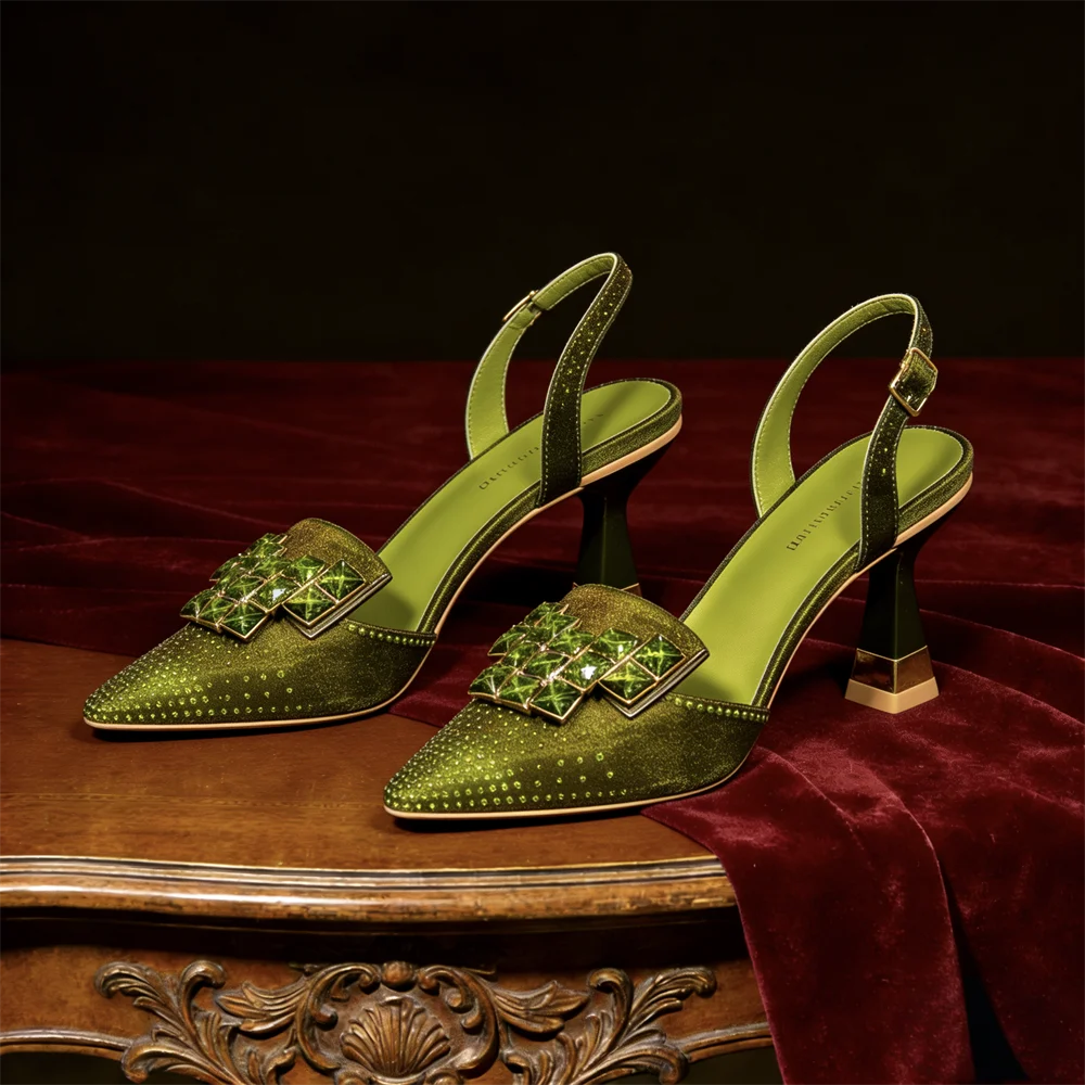 Juliette Leather Heeled Sandals