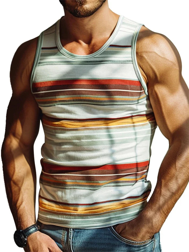 Maro Stripe Tank Top