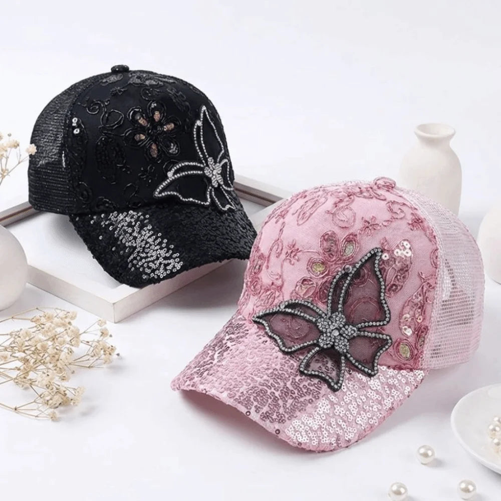 Daisy Butterfly Cap