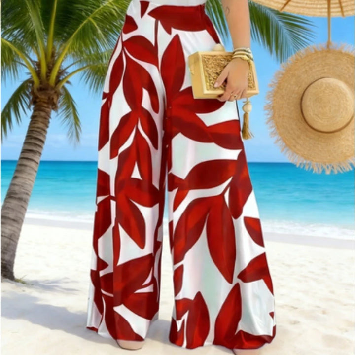 Tessa Elegant Wide Trousers
