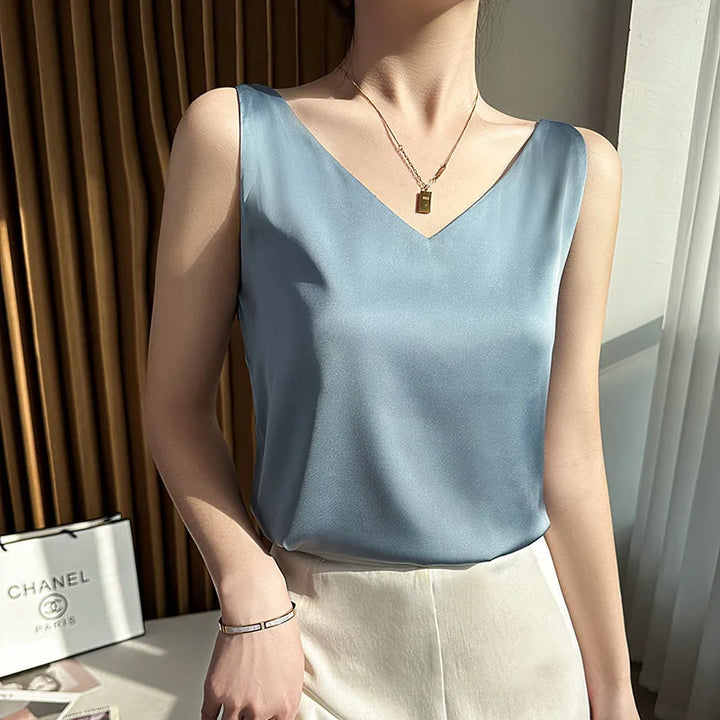 Elva Summer Satin Tank