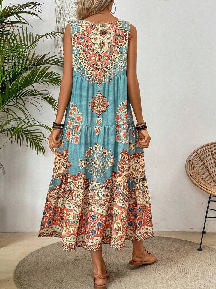 Aurora Flowing Midi Dress