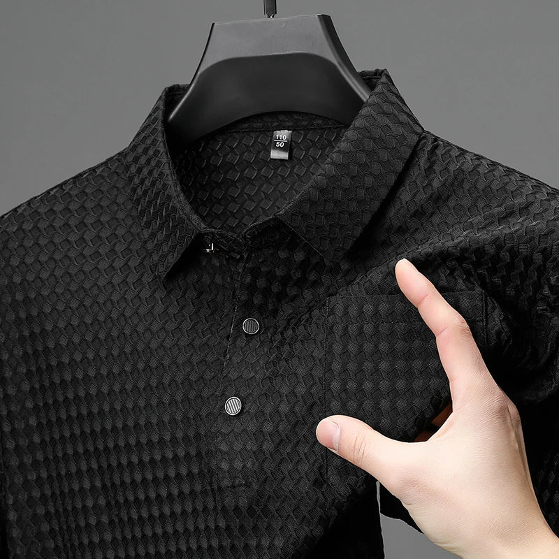 Torin Jacquard Polo Shirt