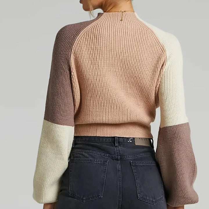Mira PatchKnit Sweater