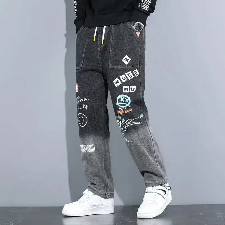 Cruz Graffiti Denim Joggers