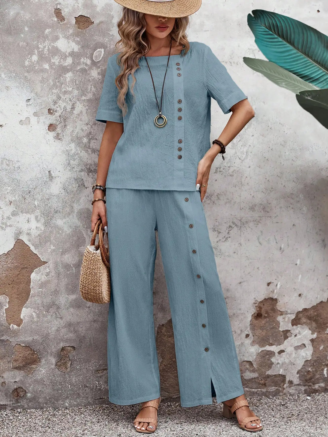 Verona Loose Linen Set