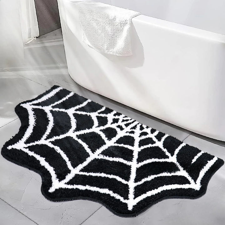 Halloween SpiderWeb Floor Mat