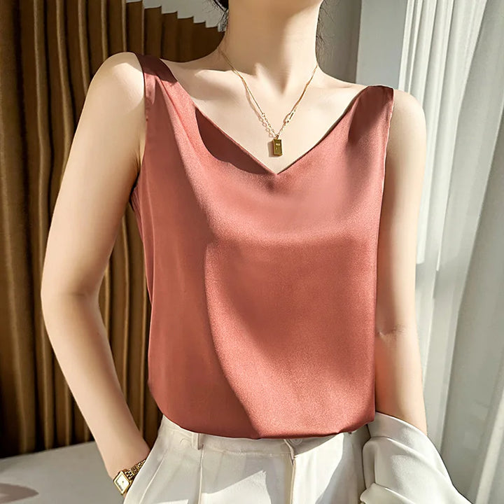 Elva Summer Satin Tank