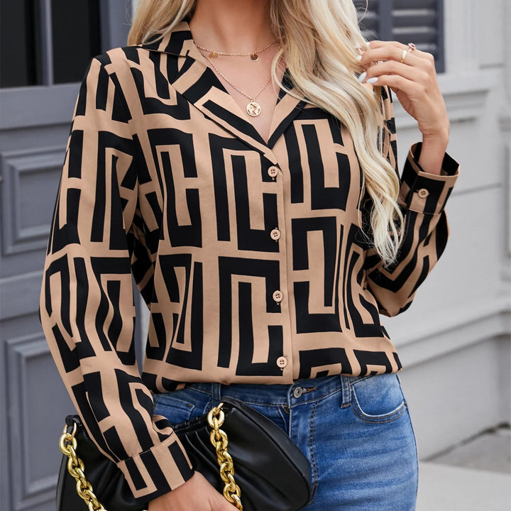 Alouette Parisian Print Blouse