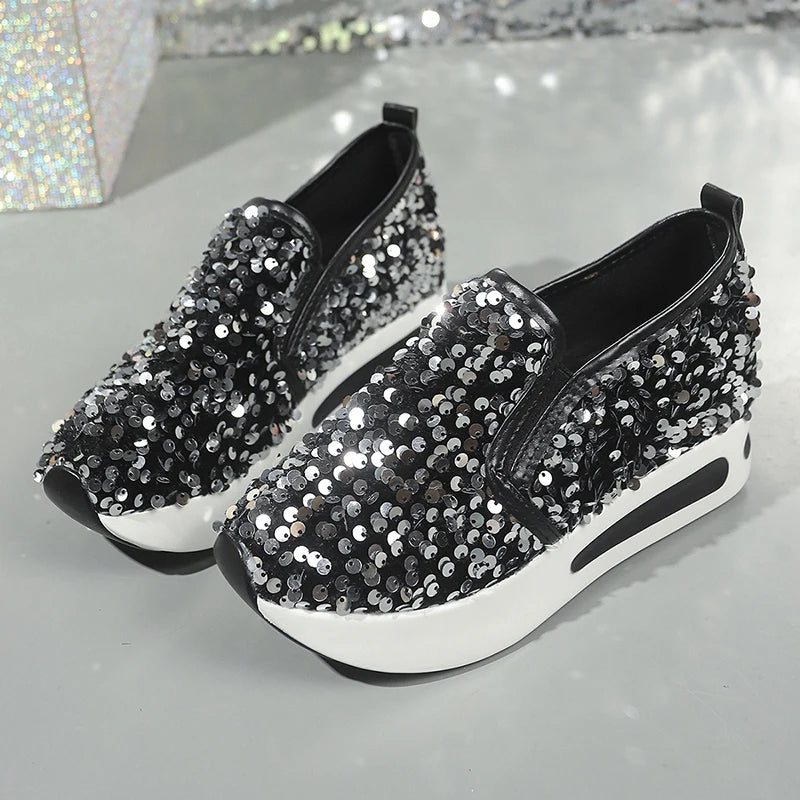 Alina Glitter Step Sneakers