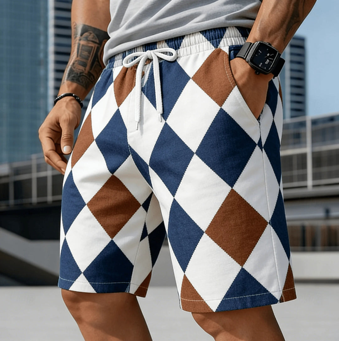 Bennett Patchwork Shorts