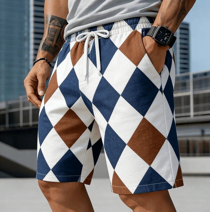 Bennett Patchwork Shorts