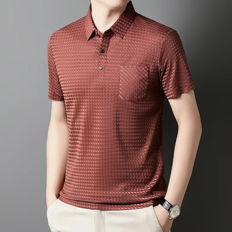 Torin Jacquard Polo Shirt