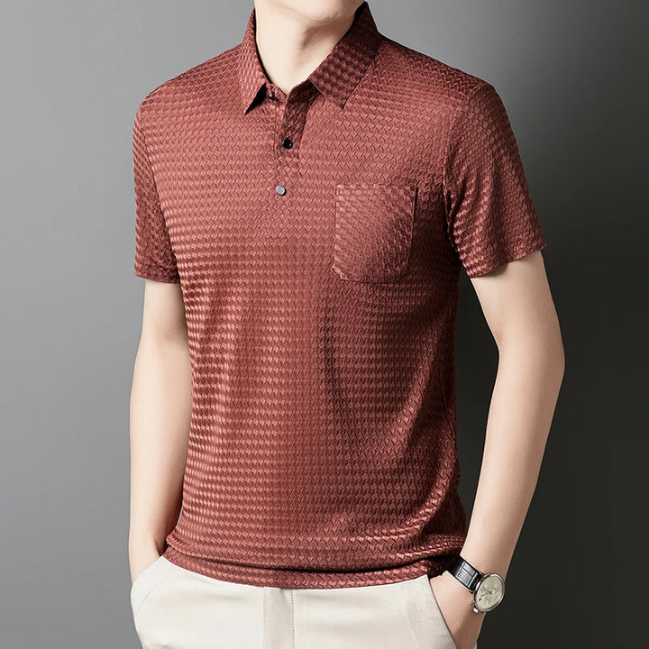 Torin Jacquard Polo Shirt