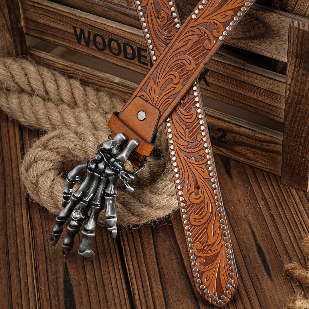 Maverick Bone Hand Belt
